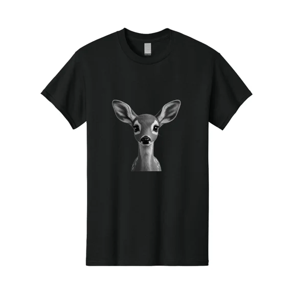 Fawn-1 Mens Graphic Tee, 100% Cotton, Casual Summer Wear