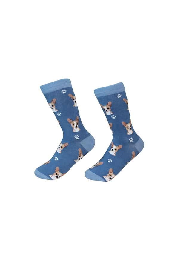 Fawn Chihuahua Dog Breed Socks Unisex Sock Daddy by E&S Pets