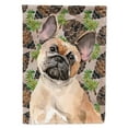 thumbnail image 1 of Fawn French Bulldog Pine Cones Garden Flag, 1 of 5