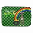 thumbnail image 1 of Fawn Italian Greyhound St. Patricks Day Dish Drying Mat, 1 of 5