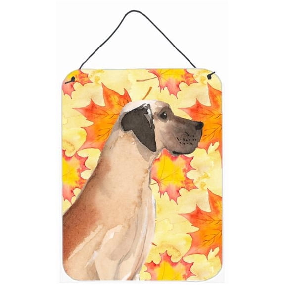Fawn Natural Great Dane Fall Wall or Door Hanging Prints