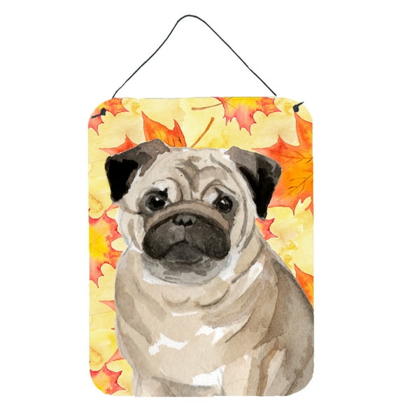 Fawn Pug Fall Wall or Door Hanging Prints