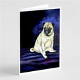 thumbnail image 1 of Fawn Pug Penny for Your Thoughts Greeting Cards & Envelopes - Pack of 8, 1 of 1