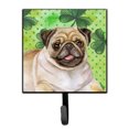 thumbnail image 1 of Fawn Pug St Patricks Leash or Key Holder Green, 1 of 1