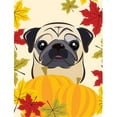 thumbnail image 1 of Fawn Pug Thanksgiving Flag Garden, 1 of 1