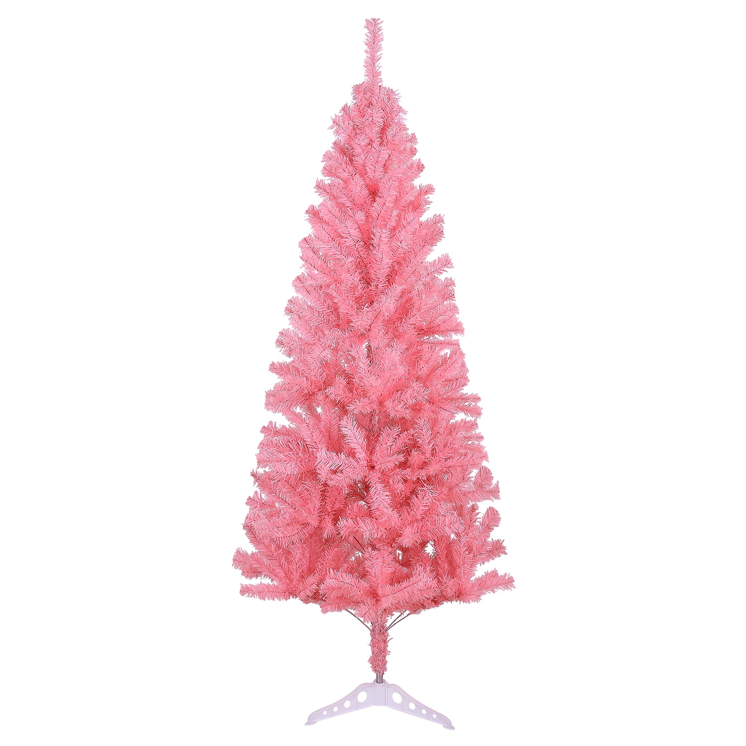 Fawyn 550 Branch pink Christmas Tree for Home Decoration, 6 Ft Folding