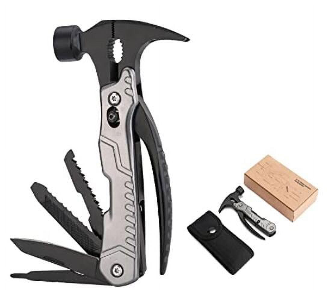 Fawyn Multitool for Men, Father’s Day Gift, Pocket Multi Tool 12 in 1 Hammer, Camping Accessories Survival Gear and Equipment for Boy Friend, Birthday/Valentine/Christmas Gifts, Outdoor Tools - image 1 of 7