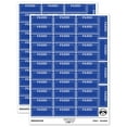 thumbnail image 1 of Faxed Blank Box for Date Signature Sticker Set - Dark Blue - Gloss Finish - 1.5" Small, 1 of 7