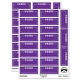 thumbnail image 1 of Faxed Blank Box for Date Signature Sticker Set - Purple - Gloss Finish - 2.00" Large, 1 of 7