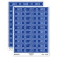 thumbnail image 1 of Faxed Double Line Border Sticker Set - Dark Blue - Matte Finish - 1.75" Medium, 1 of 7
