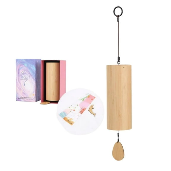 Fay Bless Windbell Bamboo Chord Wind Chimes Windchime Chime Craft Outdoor Garden Patio 8 Rods Notes Zen Meditation C G Dm Am Chord