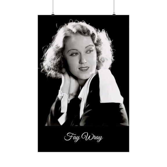 Fay Wray - Classic TV & Film - Matte Vertical Posters