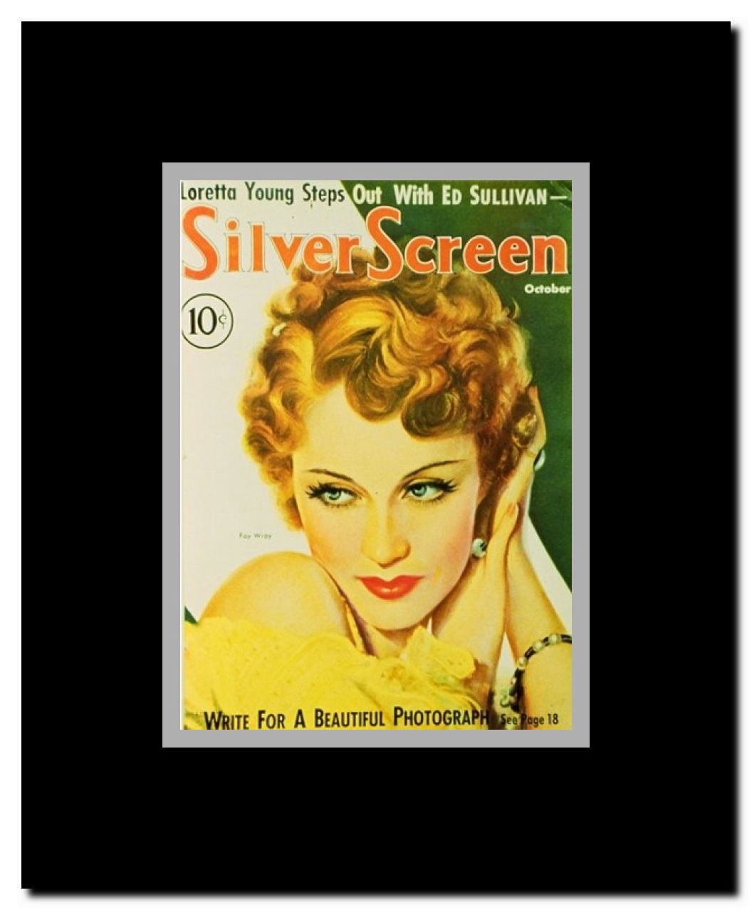 Fay Wray Framed Movie Poster