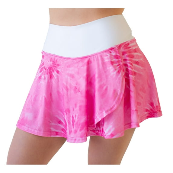 Faye+Florie Holly Tennis Skirt (Pink Starburst, X-Small)