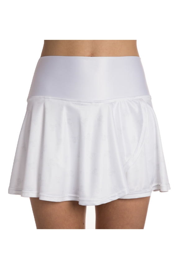Faye+Florie Holly Tennis Skirt (White Skull, X-Small)