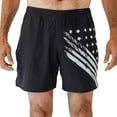 thumbnail image 1 of Faye+Florie Men's 7 inch Shorts (Black Flag, X-Small), 1 of 2