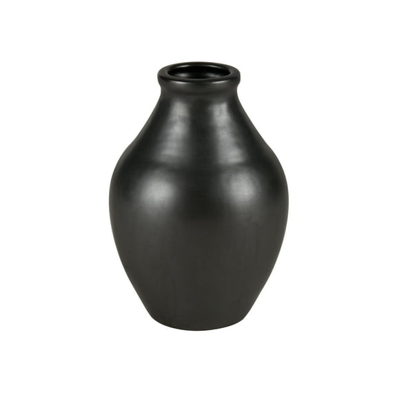 Elk Home Faye Scandinavian Small Vase in Black Finish