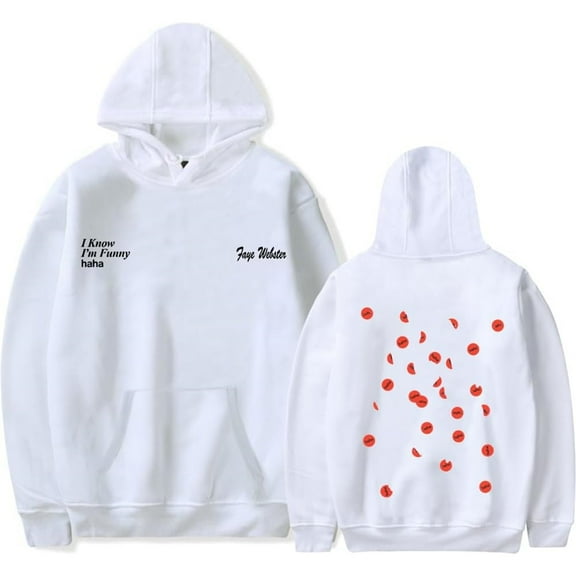 Faye Webster I Know I'm Funny haha Merch Hoodie Pockets Drawstring Unisex Hooded Sweatshirt Fashion Clothing