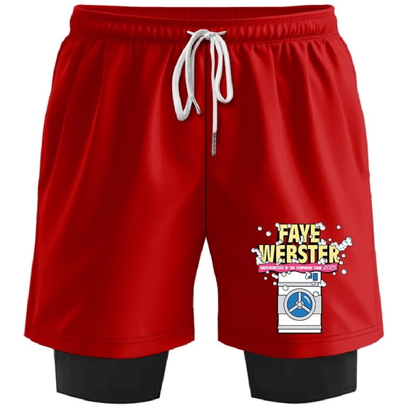 Faye Webster Laundrette Sweatshorts Underdressed at The Symphony Tour 2025 Women Men Short Pants Outdoor Sportwear