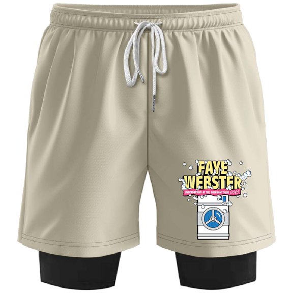 Faye Webster Laundrette Sweatshorts Underdressed at The Symphony Tour 2025 Women Men Short Pants Outdoor Sportwear