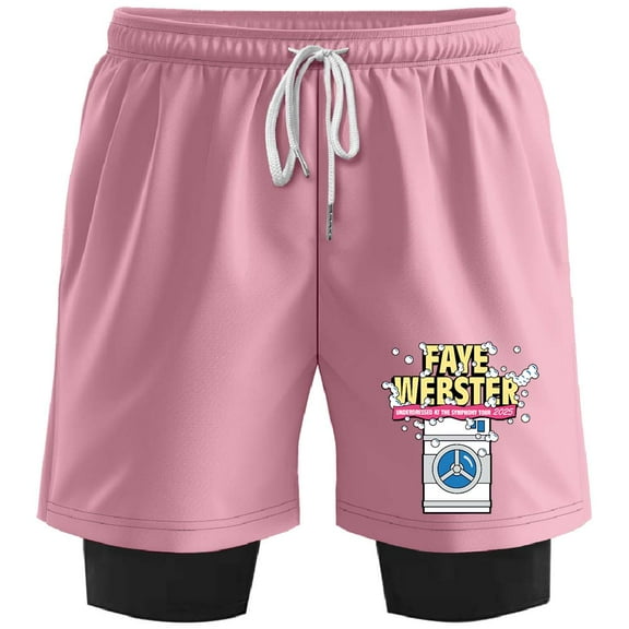 Faye Webster Laundrette Sweatshorts Underdressed at The Symphony Tour 2025 Women Men Short Pants Outdoor Sportwear