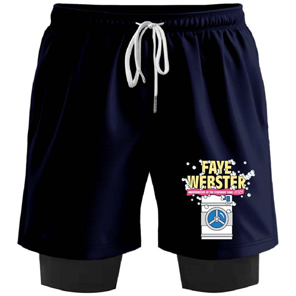 Faye Webster Laundrette Sweatshorts Underdressed at The Symphony Tour 2025 Women Men Short Pants Outdoor Sportwear