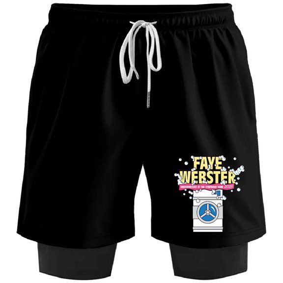 Faye Webster Laundrette Sweatshorts Underdressed at The Symphony Tour 2025 Women Men Short Pants Outdoor Sportwear