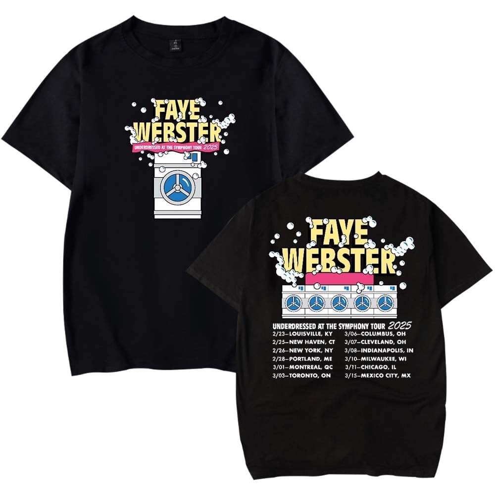Faye Webster Laundrette T Shirt Underdressed At The Symphony Tour 2025 Faye Webster Laundrette T Shirt Underdressed At The Symphony Tour 2025