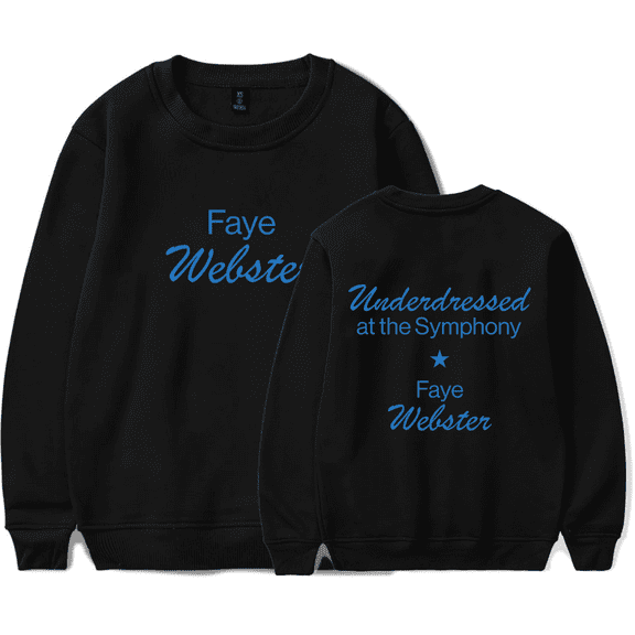 Faye Webster Merch Long Sleeve Crewneck Sweatshirt Underdressed at the Symphony Men Women Streetwear Sweatshirts