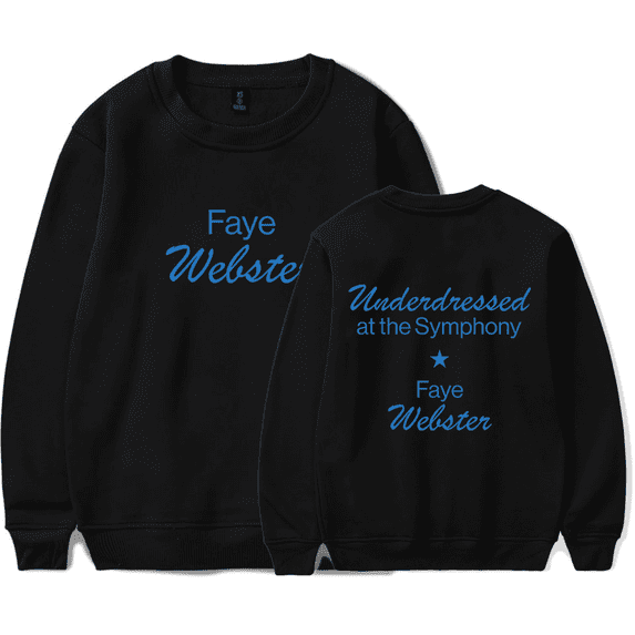 Faye Webster Merch Long Sleeve Crewneck Sweatshirt Underdressed at the Symphony Men Women Streetwear Sweatshirts