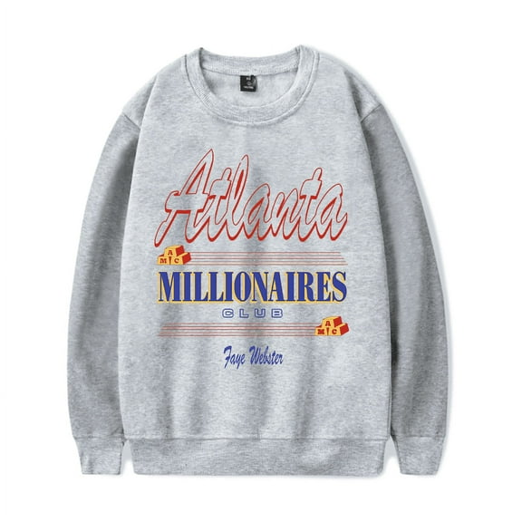 Faye Webster Merch Sweatshirt Atlanta Millionaires Club Long Sleeve Crewneck Hoodie Men Women Sweatshirts Streetwear