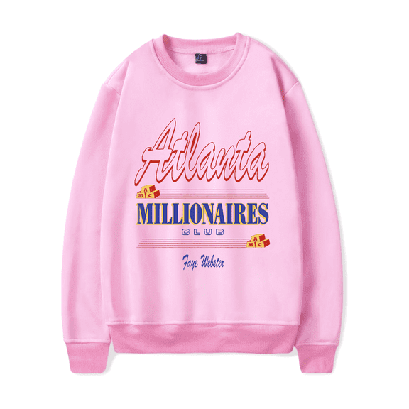 Faye Webster Merch Sweatshirt Atlanta Millionaires Club Long Sleeve Crewneck Hoodie Men Women Sweatshirts Streetwear