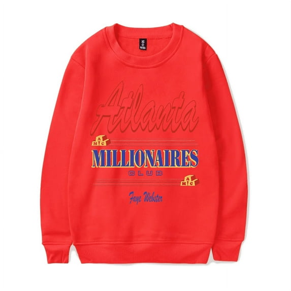 Faye Webster Merch Sweatshirt Atlanta Millionaires Club Long Sleeve Crewneck Hoodie Men Women Sweatshirts Streetwear