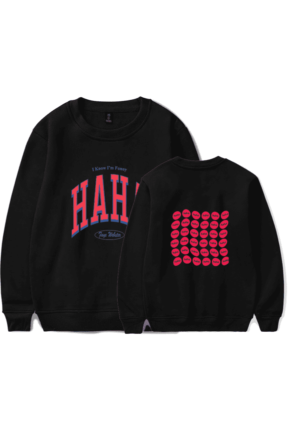 Faye Webster Merch Sweatshirt Long Sleeve Crewneck I Know I'm Funny HAHA Hoodie Men Women Sweatshirts Clothes