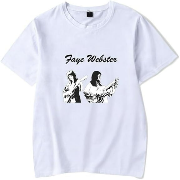 Faye Webster Merch T-shirt Printed Logo Men's Short Sleeve Women's Fun T-shirt Unisex Streetwear
