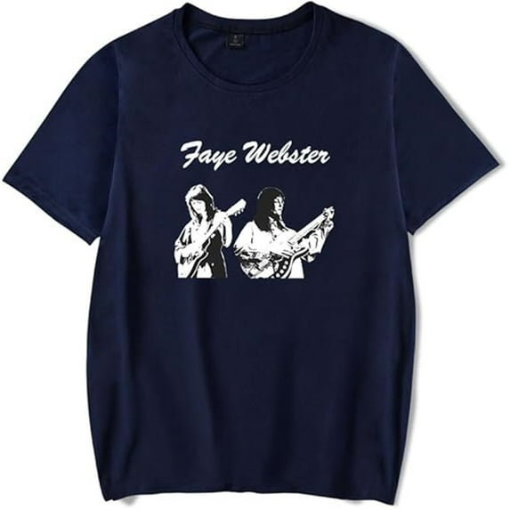 Faye Webster Merch T-shirt Printed Logo Men's Short Sleeve Women's Fun T-shirt Unisex Streetwear