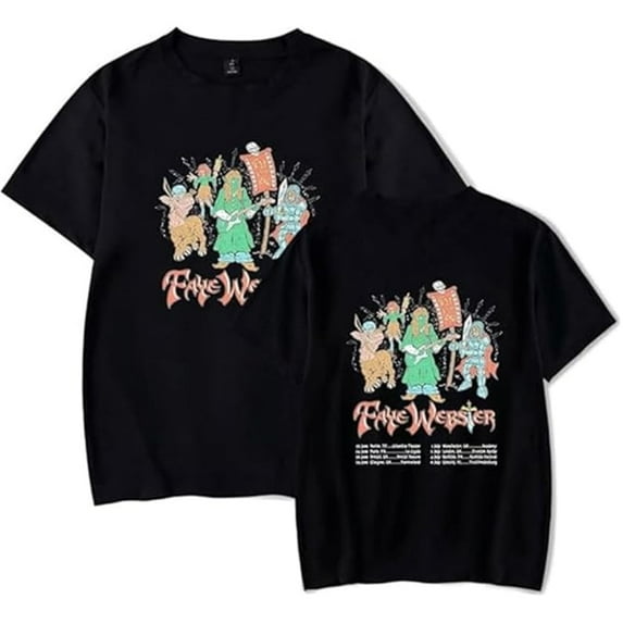 Faye Webster Tour 2025 Merch Harajuku unisex T-shirt new printed fashionable pure cotton short sleeved shirt