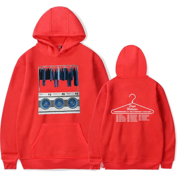 Faye Webster Underdressed at the Symphony 2025 Tour Merch Hoodies Casual Hooded Sweatshirt Unisex Pullover Clothing