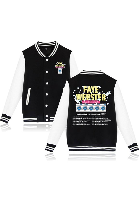 Faye Webster Underdressed at the Symphony Tour 2025 Jackets Casual Baseball Uniform