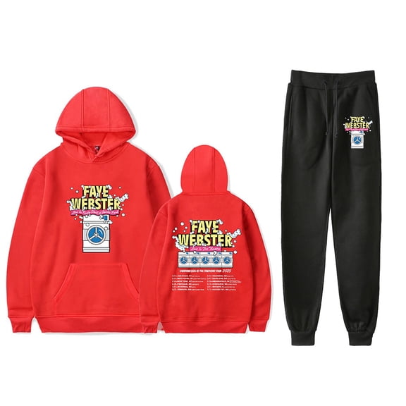 Faye Webster Underdressed at the Symphony Tour 2025 Sweatsuit Casual Hoodies Jogger Pants