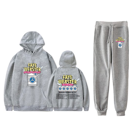 Faye Webster Underdressed at the Symphony Tour 2025 Sweatsuit Casual Hoodies Jogger Pants