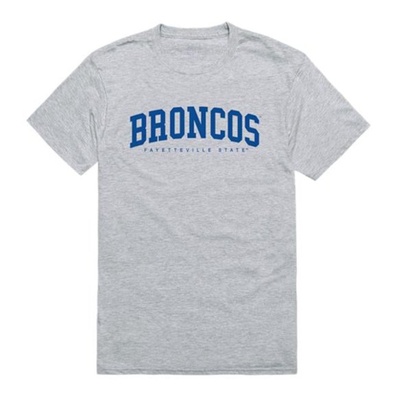 Fayetteville State University Broncos Game Day T-Shirt, Heather Grey - Medium