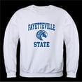 thumbnail image 1 of Fayetteville State University Broncos Seal Crewneck Sweatshirt, White - Large, 1 of 1