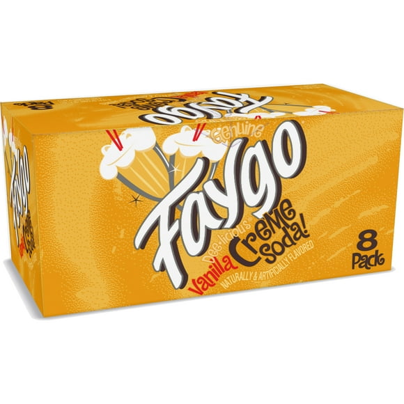 Faygo 8pk/12oz Creme Soda