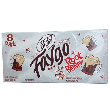 Faygo 8pk/12oz DT Root Beer