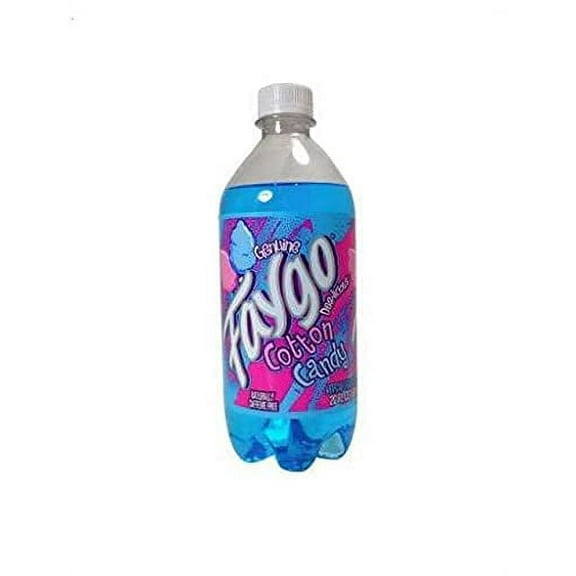 Faygo Cotton Candy 20 Oz (6 Pack) Soda Pop Plastic Bottles