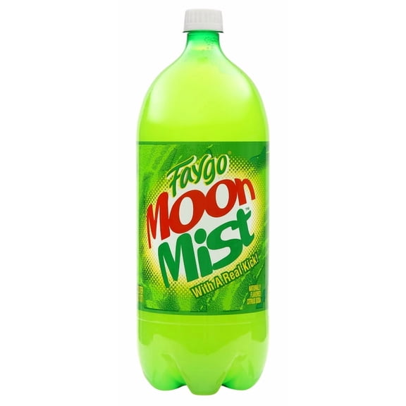 Faygo Moon Mist Soda Pop, 2 Liter Bottles