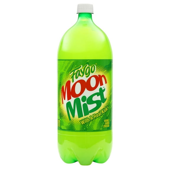 Faygo Moon Mist Soda Pop, 2 Liter Bottles