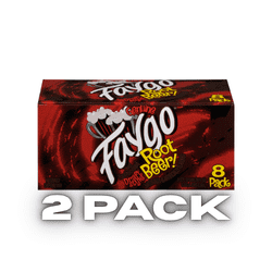 Faygo Root Beer, Draft Style Old Fashioned Soda, 12 fl oz Cans, 2 Pack  Smooth & Creamy, Caffeine-Free