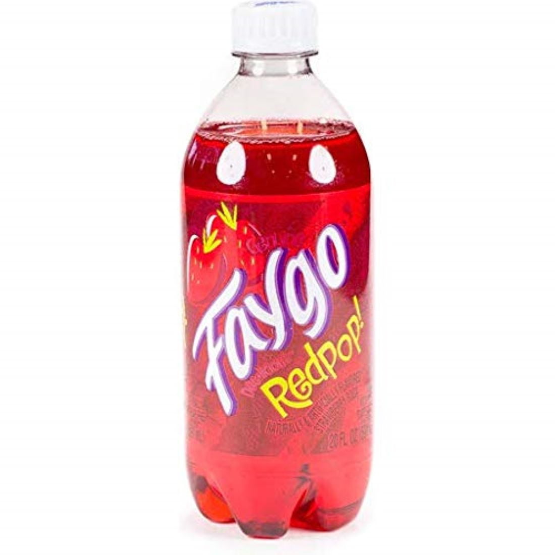 Faygo Soda Redpop 20 Oz Bottle, Quantity 10